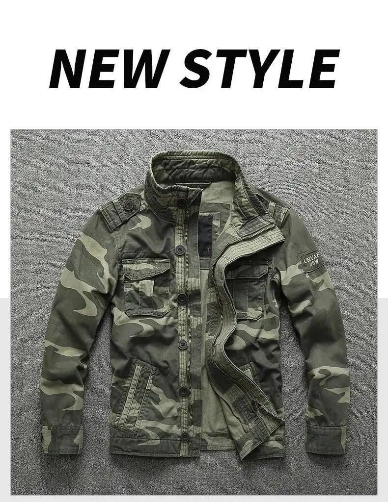 Signature Tunica Green Denim Cargo Jacket 12