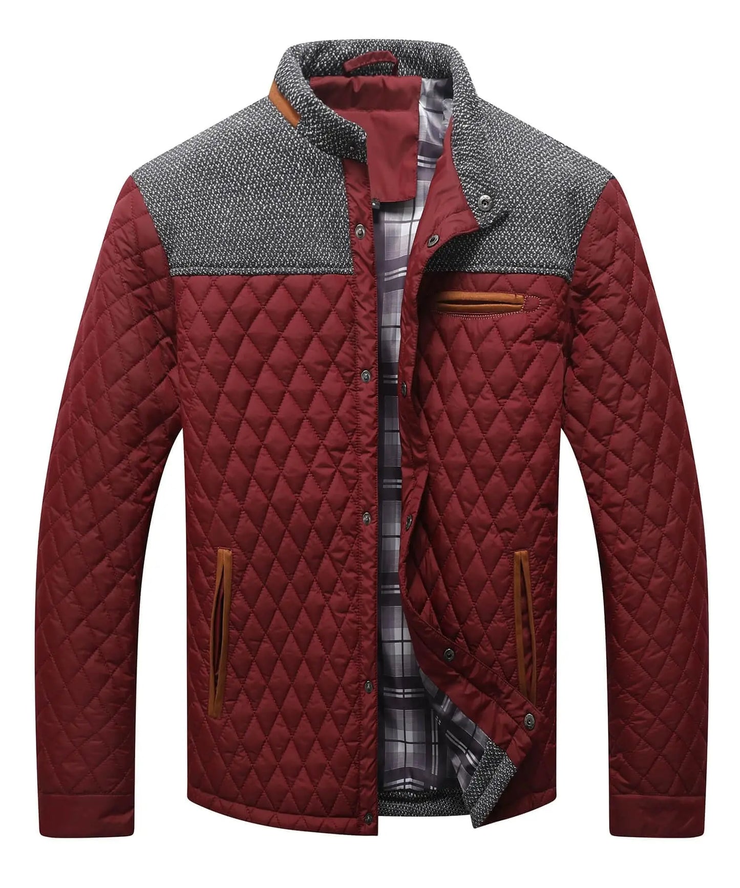 Signature Tunica Men's Diamond Quilted Puffer Down new Red Jacket
