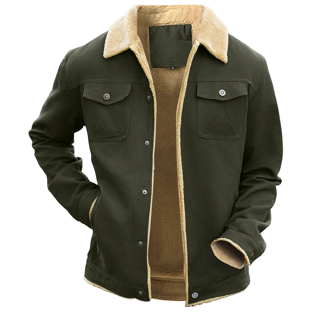 Signature Tunica Men's Faux Shearling Lined Parka Warm Winter Coat 10