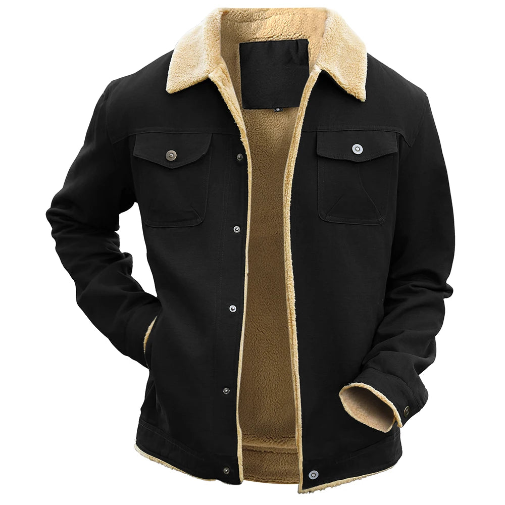 Signature Tunica Men's Faux Shearling Lined Parka Warm Winter Coat 15