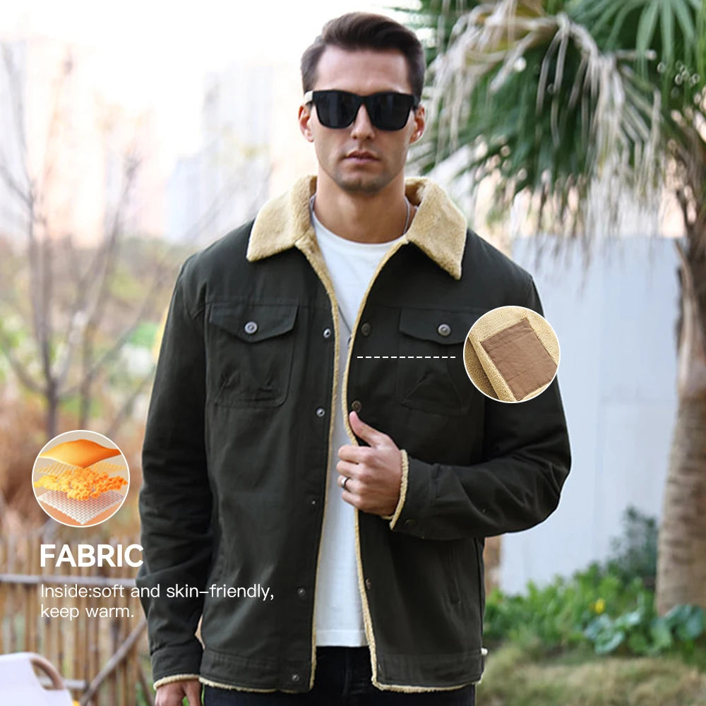 Signature Tunica Men's Faux Shearling Lined Parka Warm Winter Coat 2