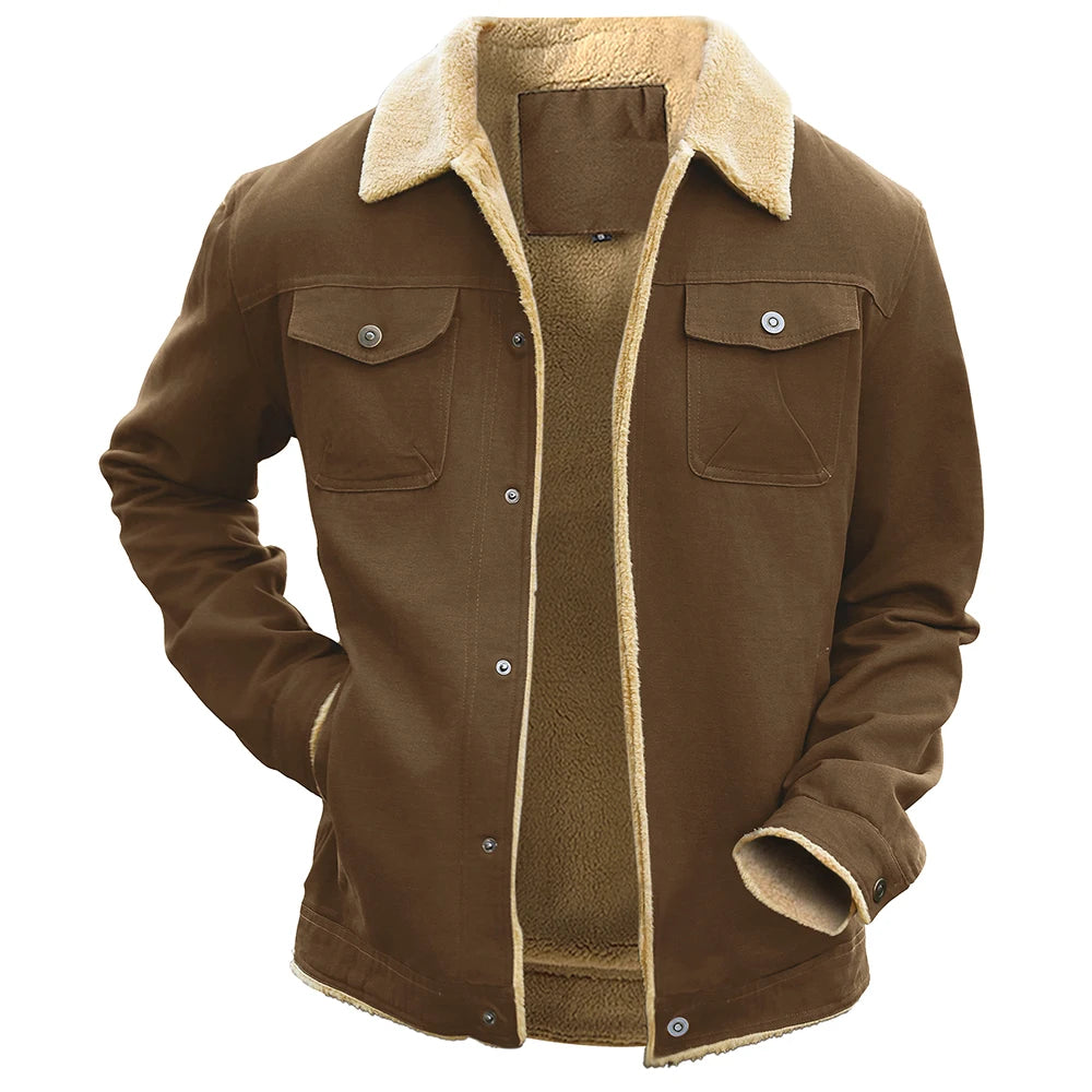 Signature Tunica Men's Faux Shearling Lined Parka Warm Winter Coat 9