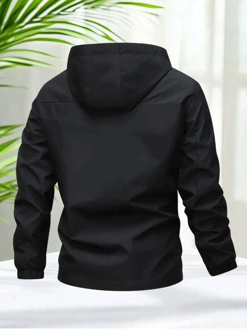 Signature Tunica Men's Lightweight Windbreaker Hooded Zip-Up Jacket for Hiking 6