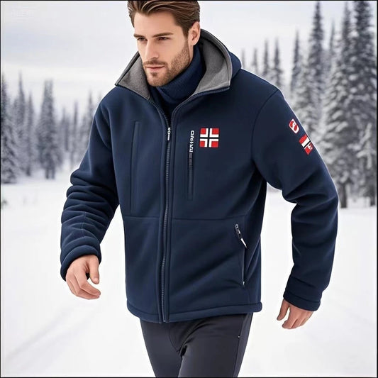 Signature Tunica Men's Thermal Polar Fleece Tactical Jacket 1