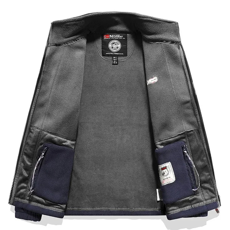 Signature Tunica Men's Thermal Polar Fleece Tactical Jacket 7
