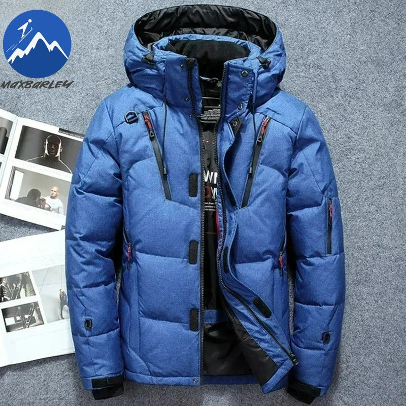 Signature Tunica Men's Thin Tactical Windbreaker Hooded Field Blue Jacket
