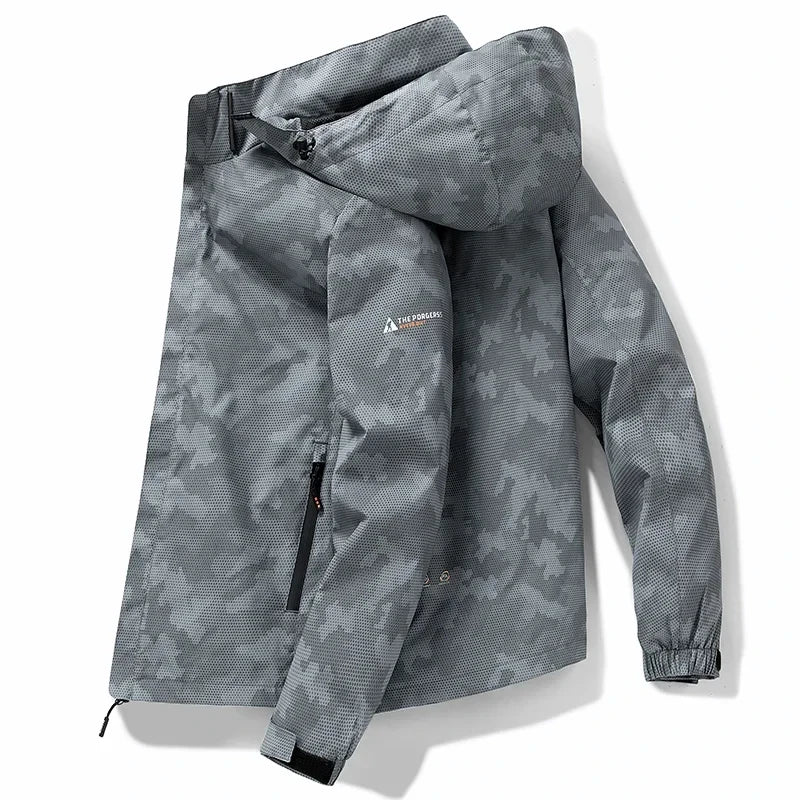 Signature Tunica Men's Waterproof Fashion Loose Fit Camo Workwear Ash Jacket