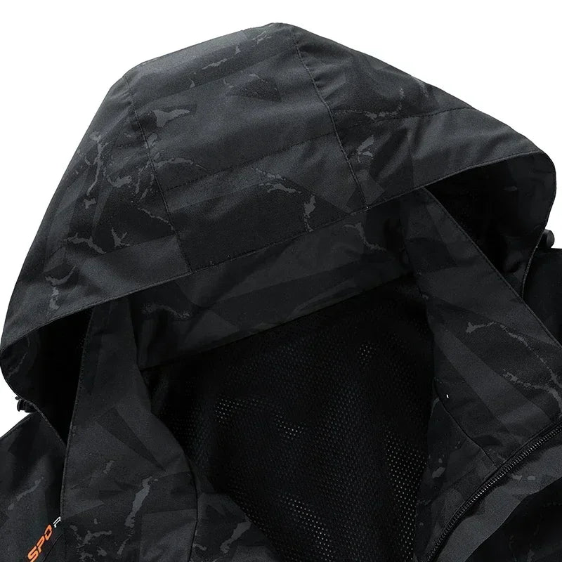 Signature Tunica Men's Waterproof Fashion Loose Fit Camo Workwear Top Jacket