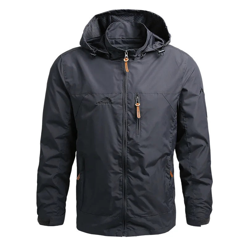 Signature Tunica Men's Thin Tactical Waterproof Hooded Field Blue Jacket