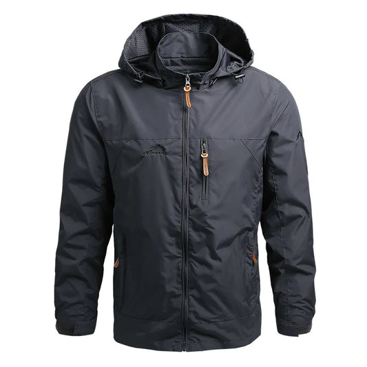 Signature Tunica Men's Thin Tactical Waterproof Hooded Field Blue Jacket