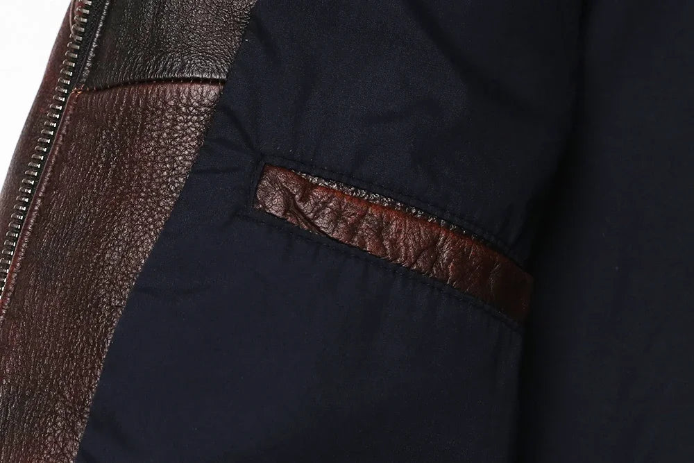 Signature Tunica Men's Vintage Brown Genuine Leather Biker newsz Jacket