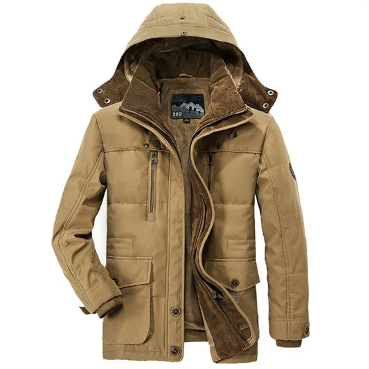 Signature Tunica Men's Winter Parka Thicken Warm Hooded Cargo Jacket 12